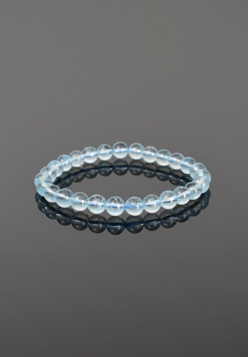 Topaz Doğal Taş Bileklik 6 mm - Görsel 3 - Safnaturel