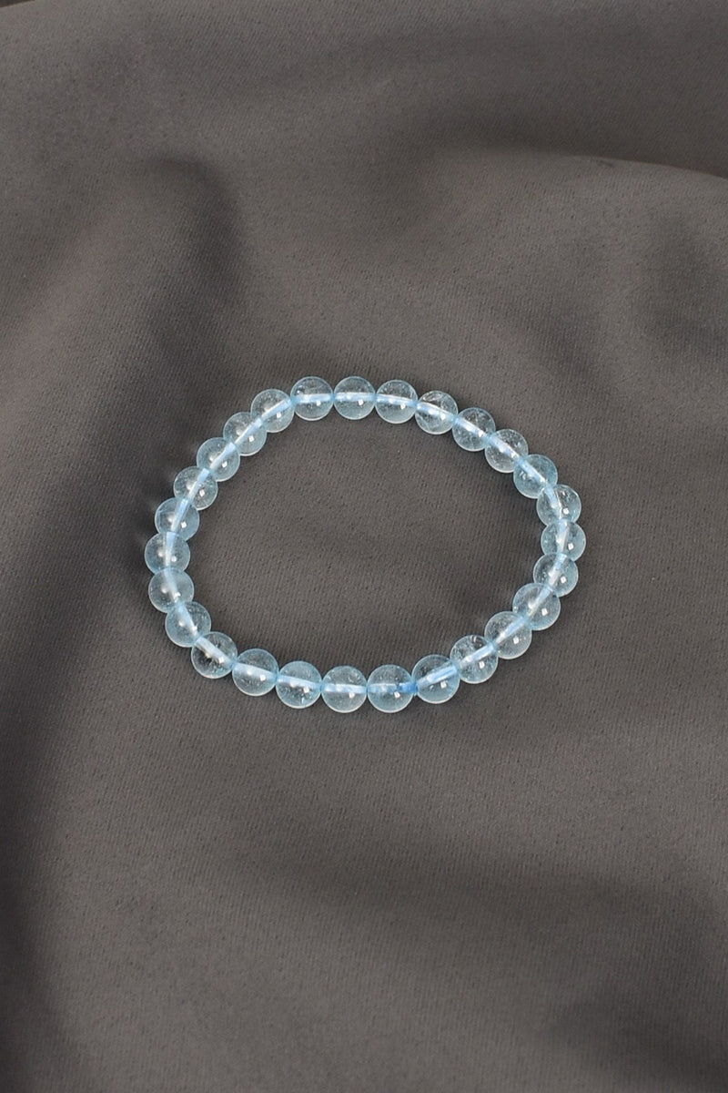Topaz Doğal Taş Bileklik 6 mm - Görsel 5 - Safnaturel