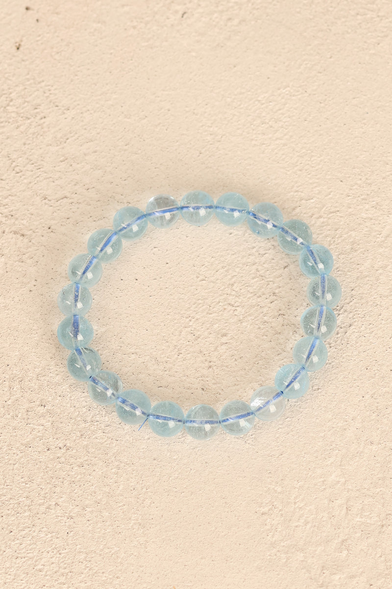 Topaz Doğal Taş Bileklik 8 mm - Görsel 5 - Safnaturel