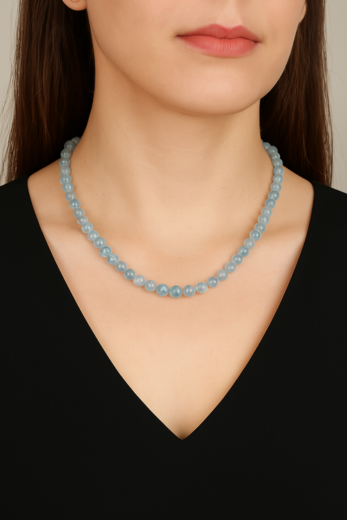 Topaz Doğal Taş Süzme Kolye