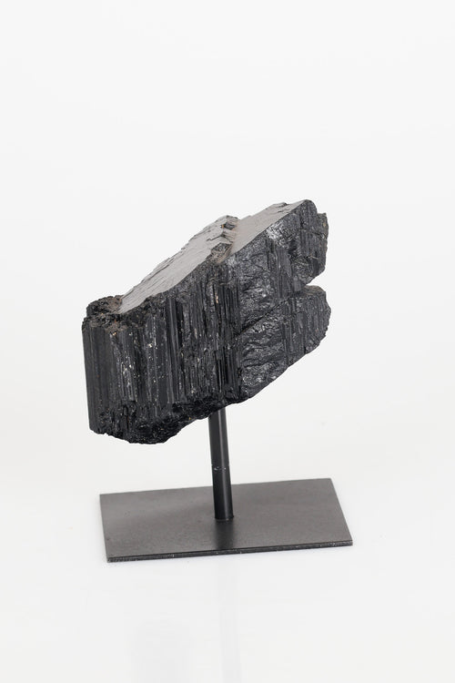 Turmalin Doğal Taş Standlı Parça