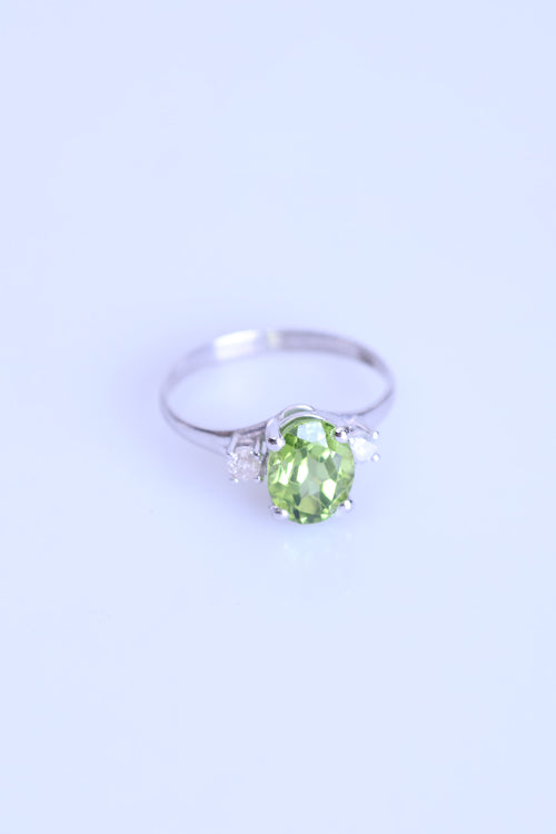 Zebercet - Elmas Doğal Taş 925 Ayar Gümüş Yüzük ( 2.16 - 0.15 Carat )