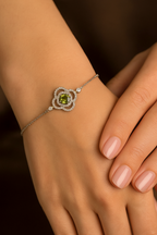 Zebercet Natural Stone 925 Sterling Silver Bracelet