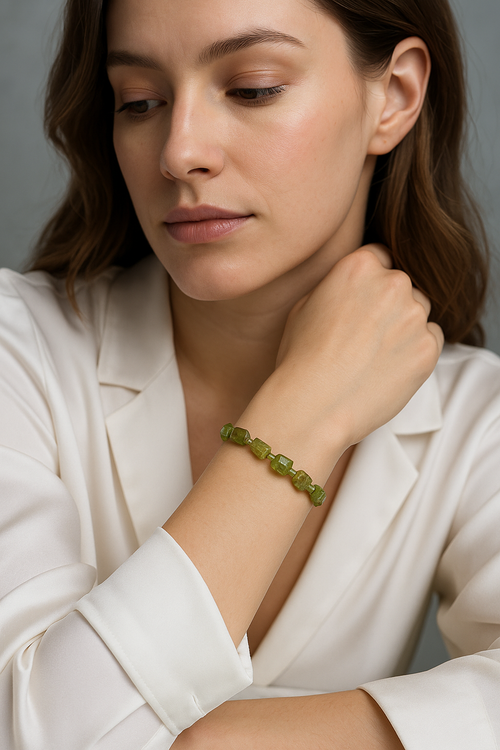 Zebercet Doğal Taş Bileklik – Şekilsiz Kesim