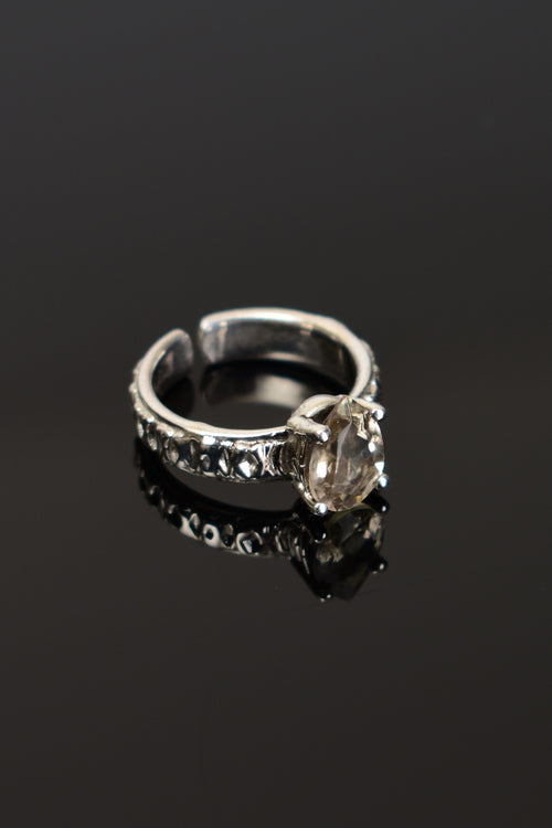 Zultanit ( Diaspore ) Doğal Taş 925 Ayar Gümüş Yüzük ( 2.26  Carat )