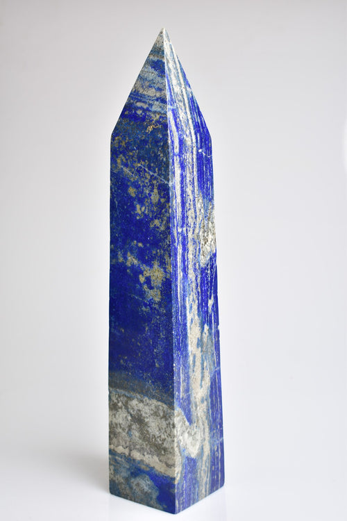 Lapis Lazuli Doğal Taş Piramit Kule 