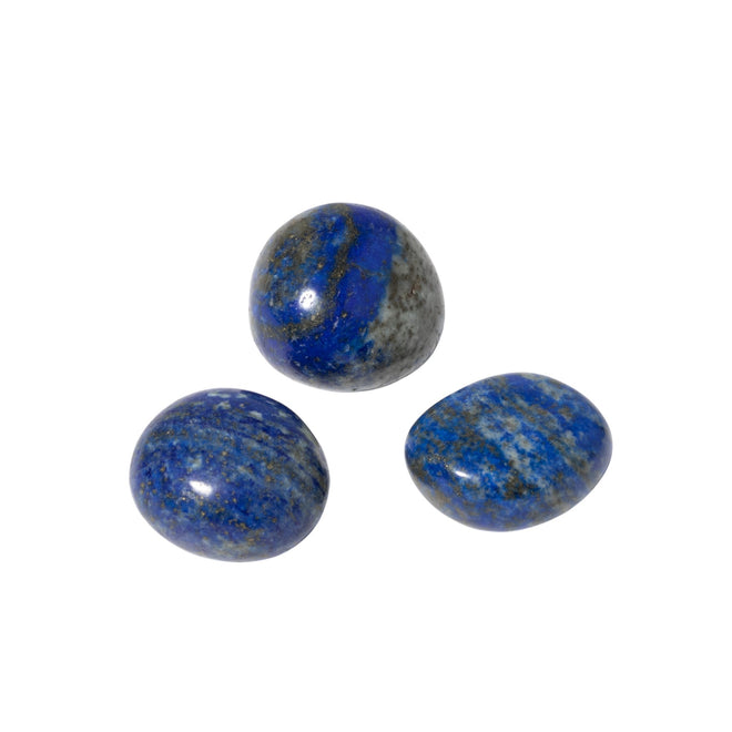 Lapis Lazuli Doğal Taş Tekli Tımbıl El Taşı