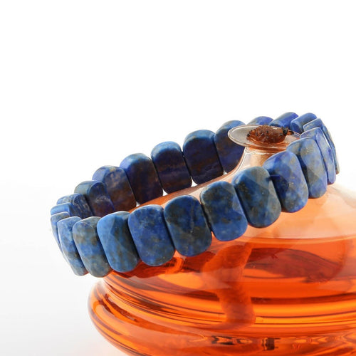 Sertifikalı Lapis Lazuli Doğal Taş Rolex Bileklik