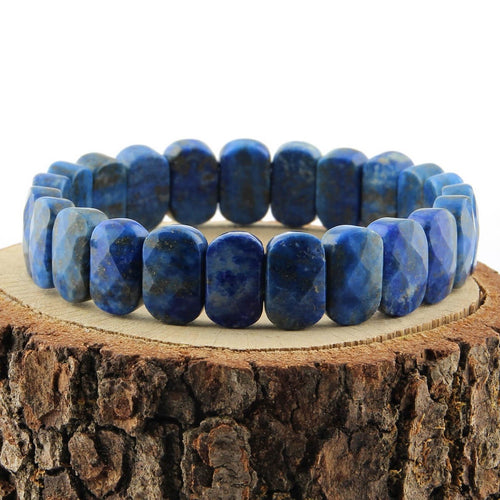 Sertifikalı Lapis Lazuli Doğal Taş Rolex Bileklik